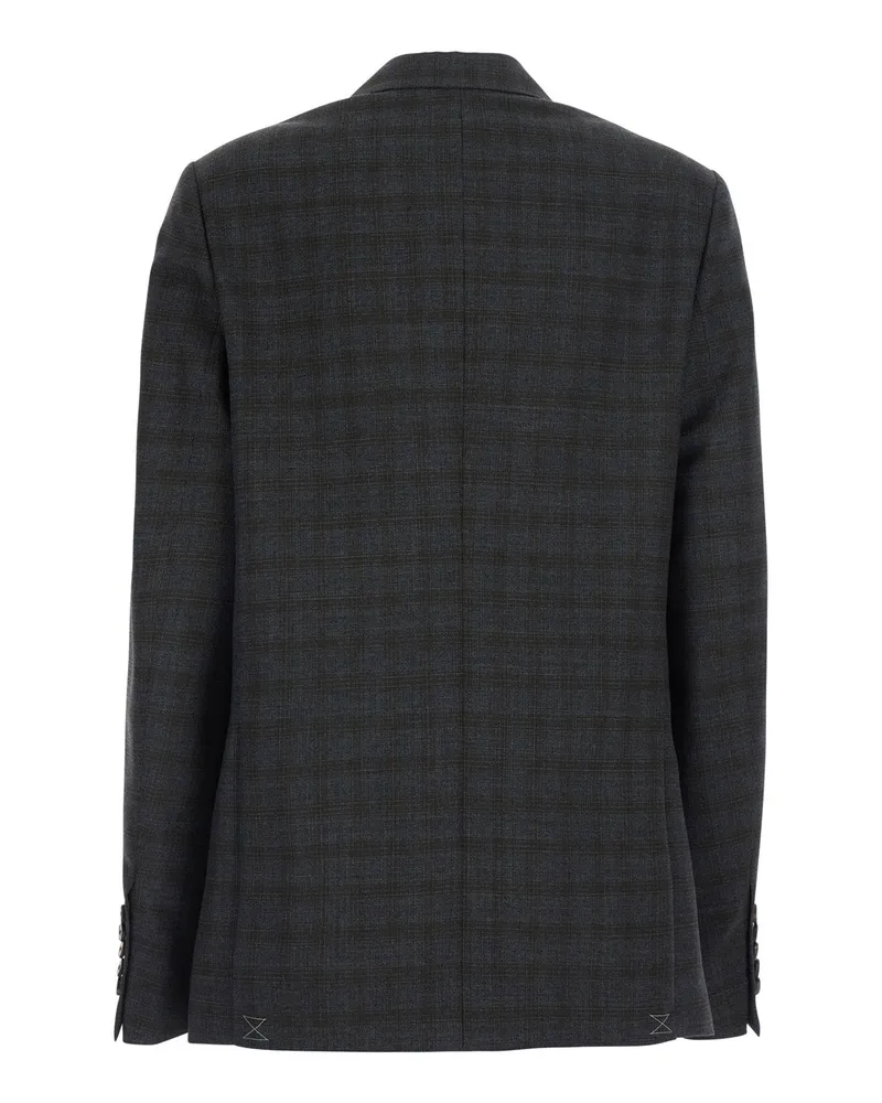 Dries van Noten Women's Double-Breasted Jacket Barrysta Brown Wool Blazers Gray