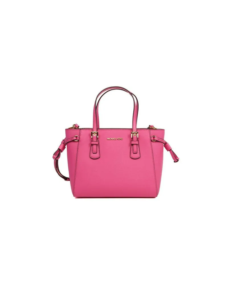 Michael Kors Women's Tote French Pink Leather Tote-bags Pink