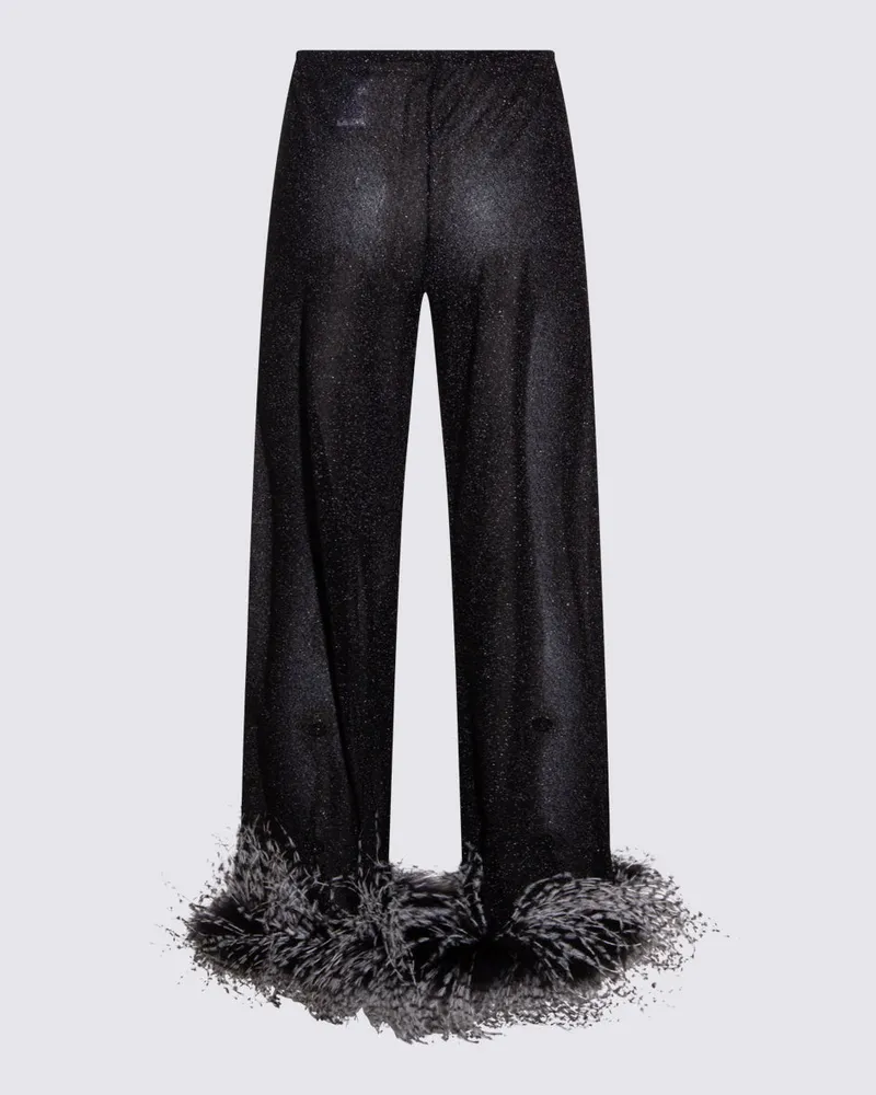 Oséree Women's Trousers Black Pa Metallic Black