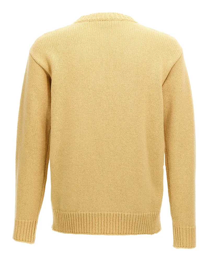 Marni Men's Bicolor Wool Cardigan Clothing Yellow