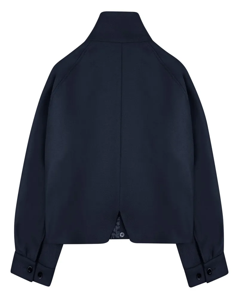 nine:inthe:morning Wool Blend Jacket — Blue Blue
