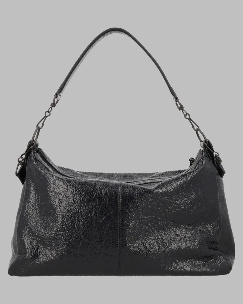 Balenciaga Le City Shoulder Bag — Black Black