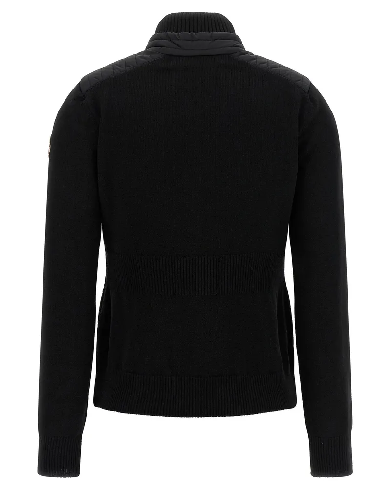 Moncler Padded Cardigan — Black Black