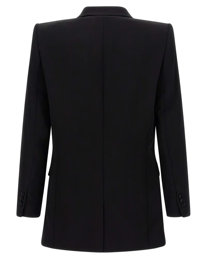 Balmain Men's Black Viscose Blazer Clothing Black