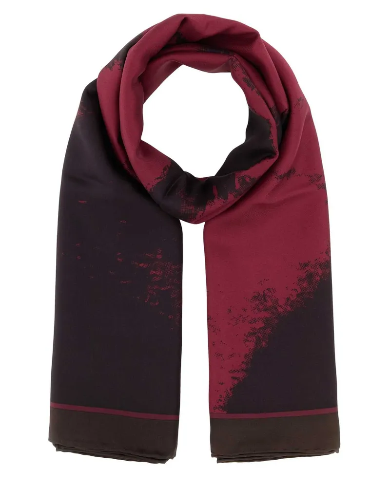 Alexander McQueen SL Exploded Skull Scarf — Red Red
