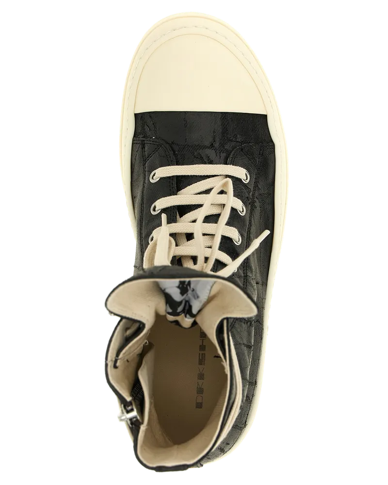 DRKSHDW by Rick Owens Sneaks High-Top Sneaker — Black Black