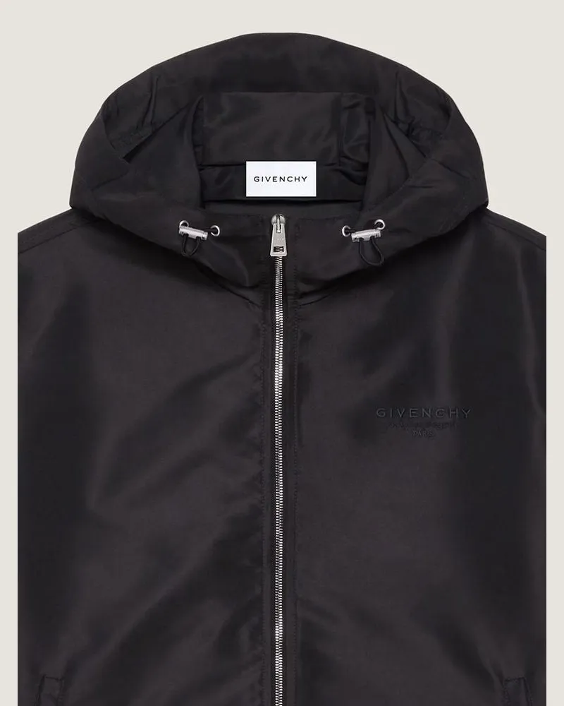 Givenchy Hooded Nylon Jacket — Black Black