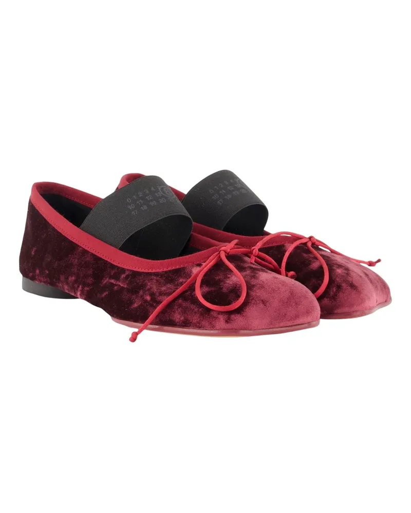 Maison Margiela Velvet Ballerina — Red Red