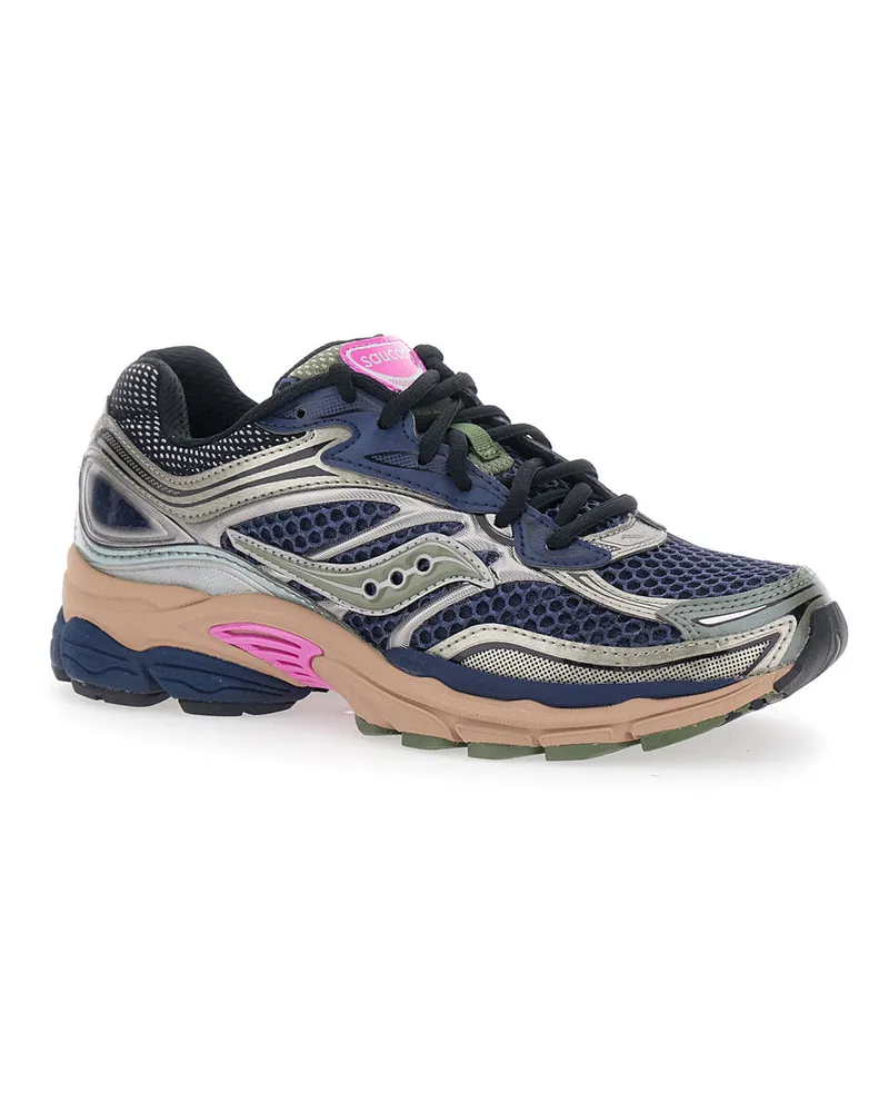 Saucony Unisex Sneakers Omni 9 Blue Polyurethane Trainers Blue