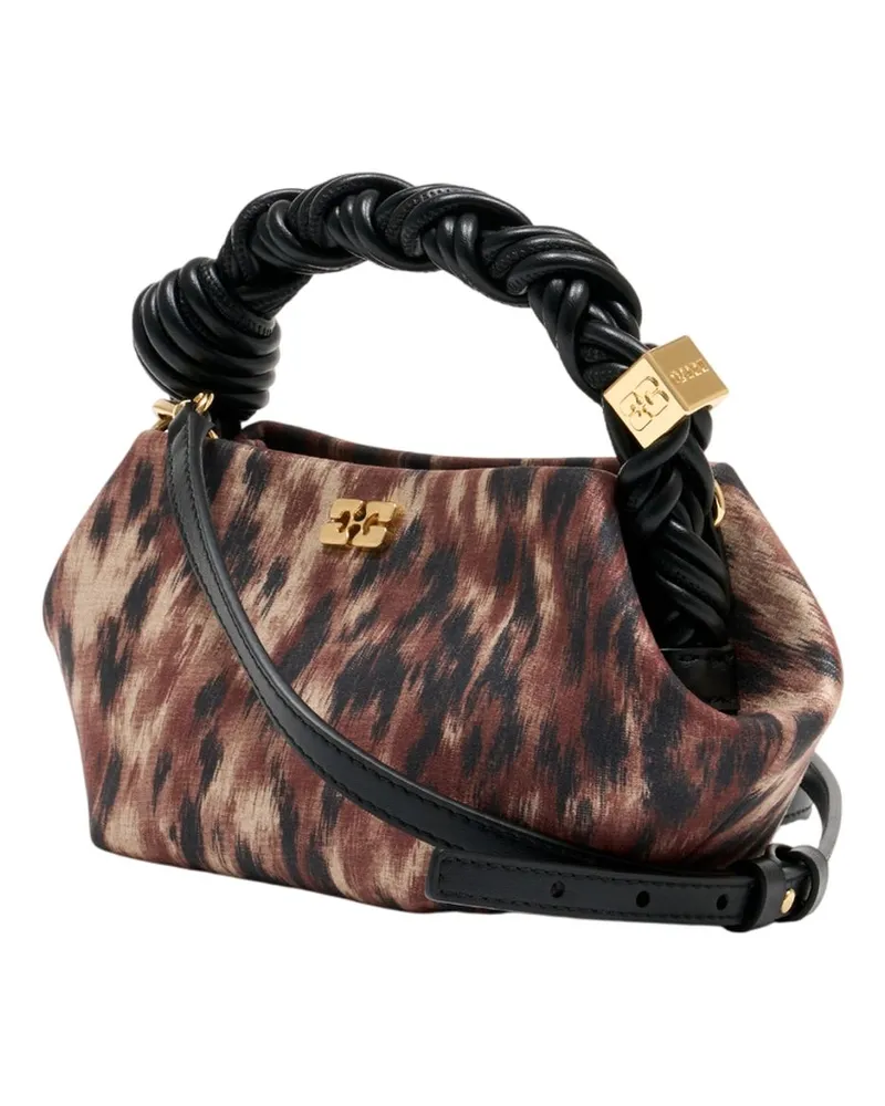 Ganni Women's Bou Mini Purse -  Synthetic Multicolor Bags Handbags-Purses Brown