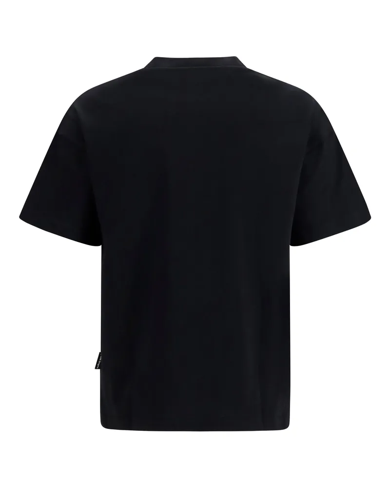 Palm Angels Men's T-Shirt Set 3-Pack Black-Off White Cotton T-Shirts Black/off And Polos Black