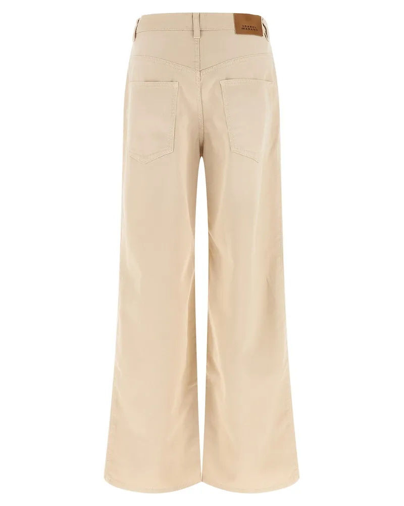 Isabel Marant Rodayna Jeans — Beige Beige