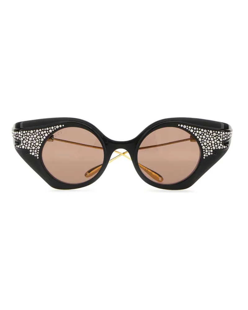 Gucci Women's Black Acetate Sunglasses Exterior: Occhiali Da Sole Black