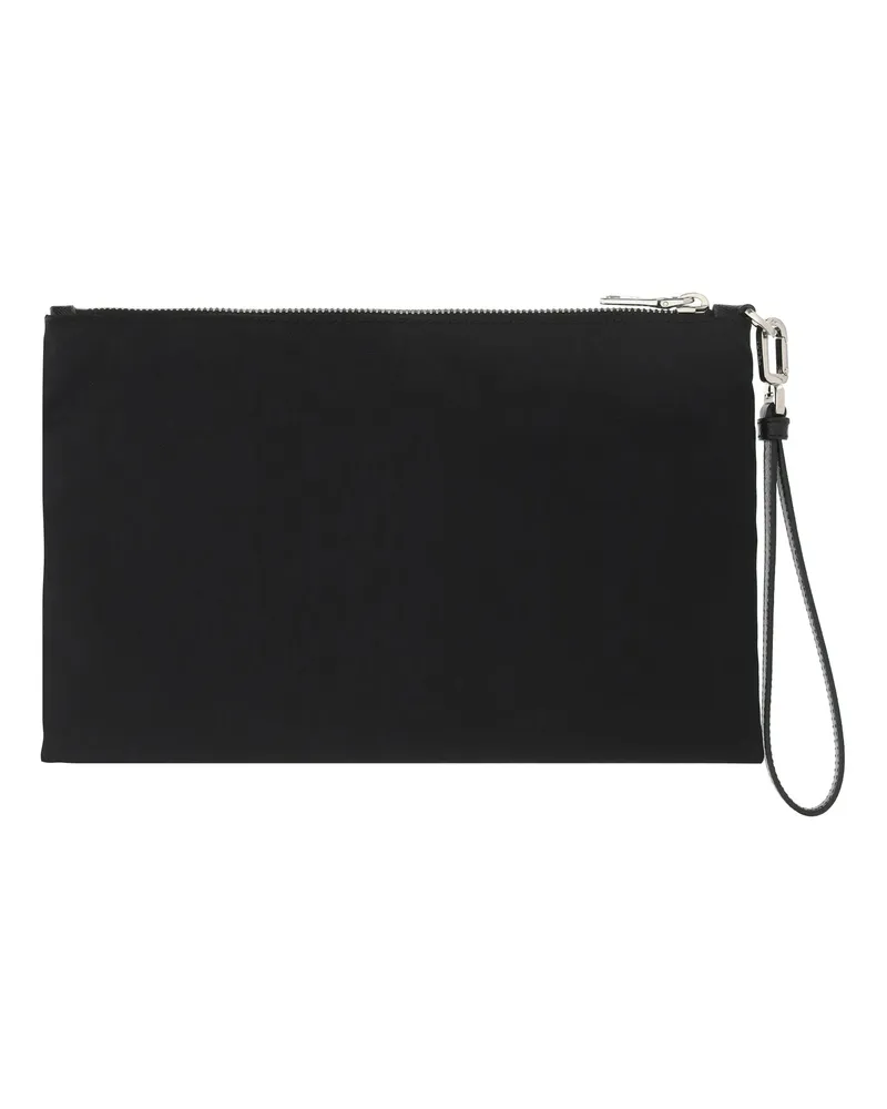 Prada Men's Beauty Case Re-Nylon Black Polyamide Wash Bags Black