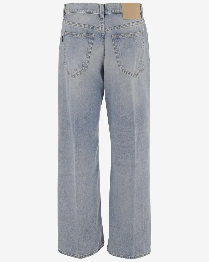 Haikure Women's Cotton Jeans Denim Organic Blue