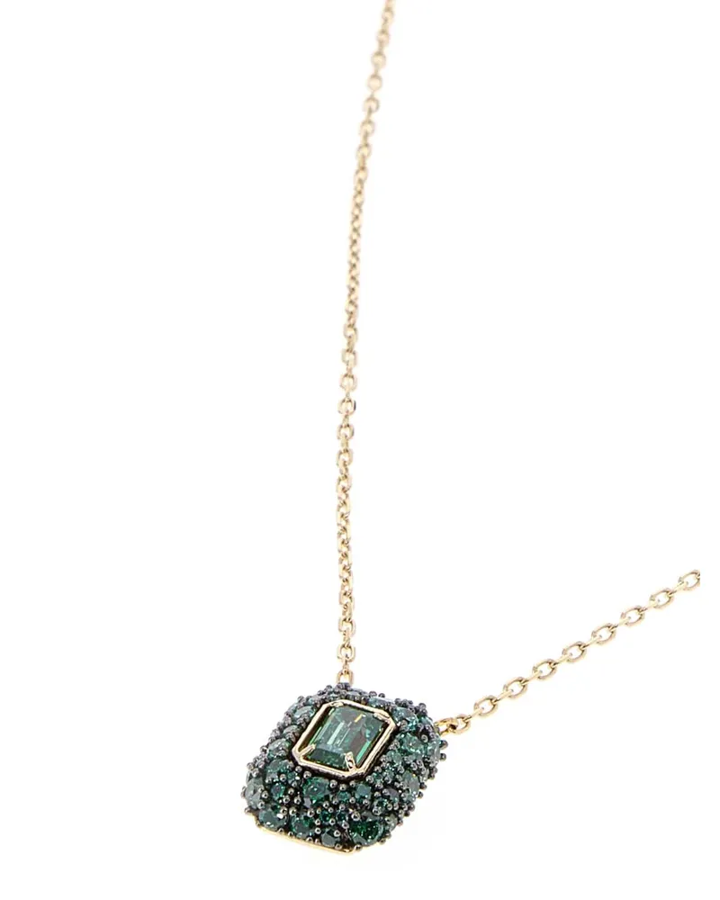 Swarovski Crystal-Pendant Necklace — Green Green