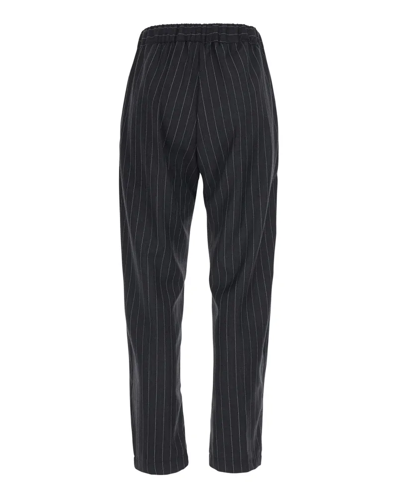 Semicouture Women's Pants Buddy Grey Wool Trousers Gray