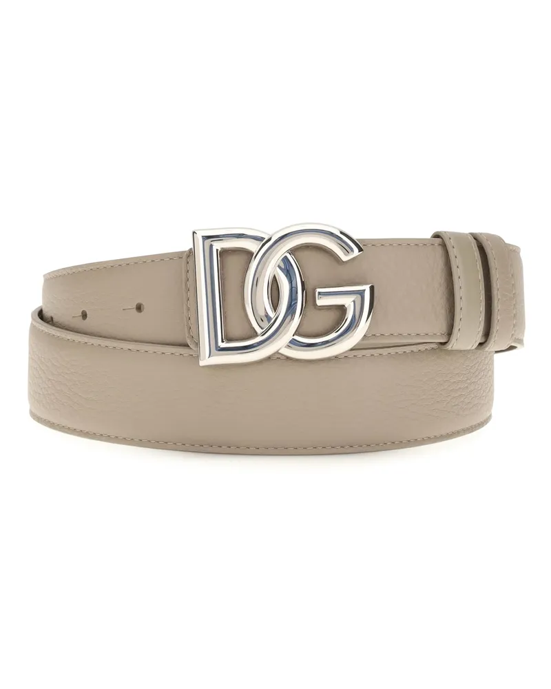 Dolce & Gabbana Men's Leather Belt Talpa Calf Bos Taurus E Braces Beige
