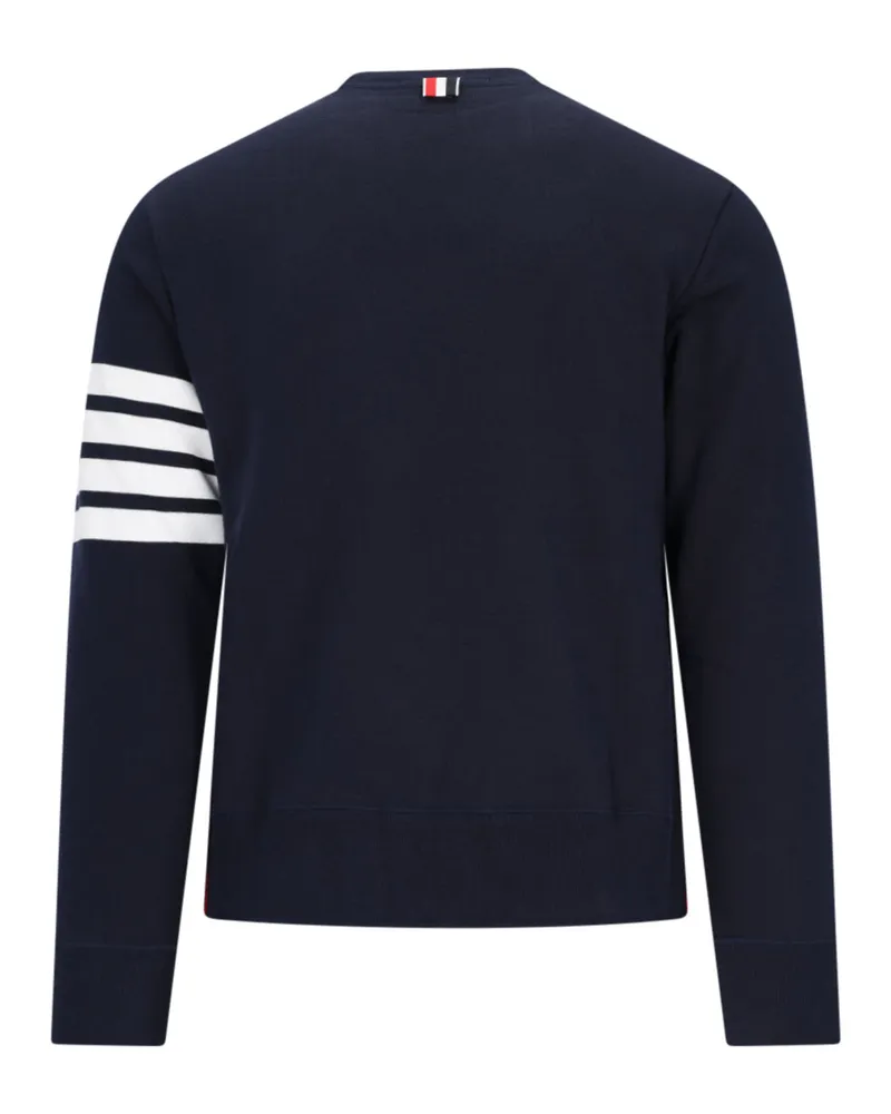 Thom Browne Men's Sweaters Blue Cotton Navy