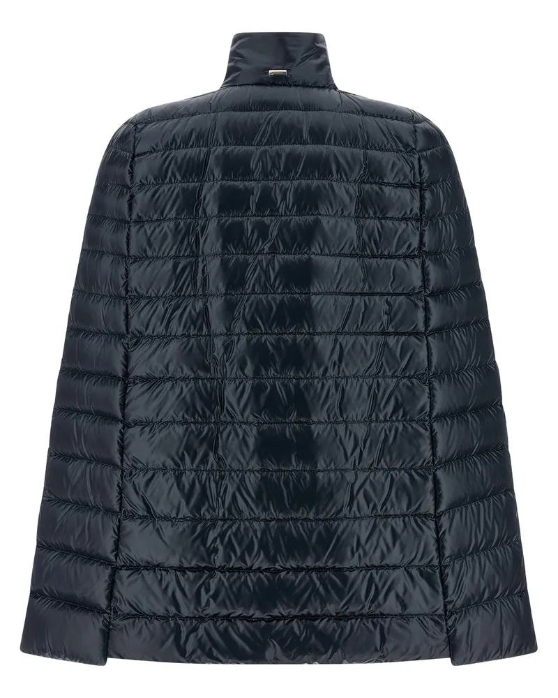Herno Women's Blue Polyamide Coat Clothing Black