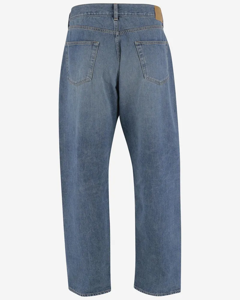 Saint Laurent Men's Mick Jeans Cotton Denim Navy Navy