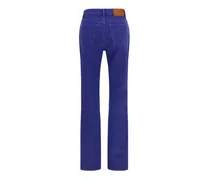 Cotton Straight-Leg Jeans — Blue