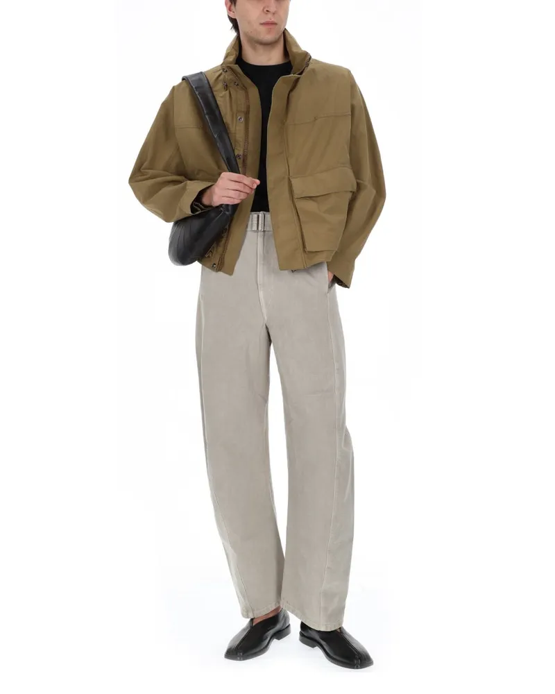 Christophe Lemaire Short Rain Jacket — Beige Beige