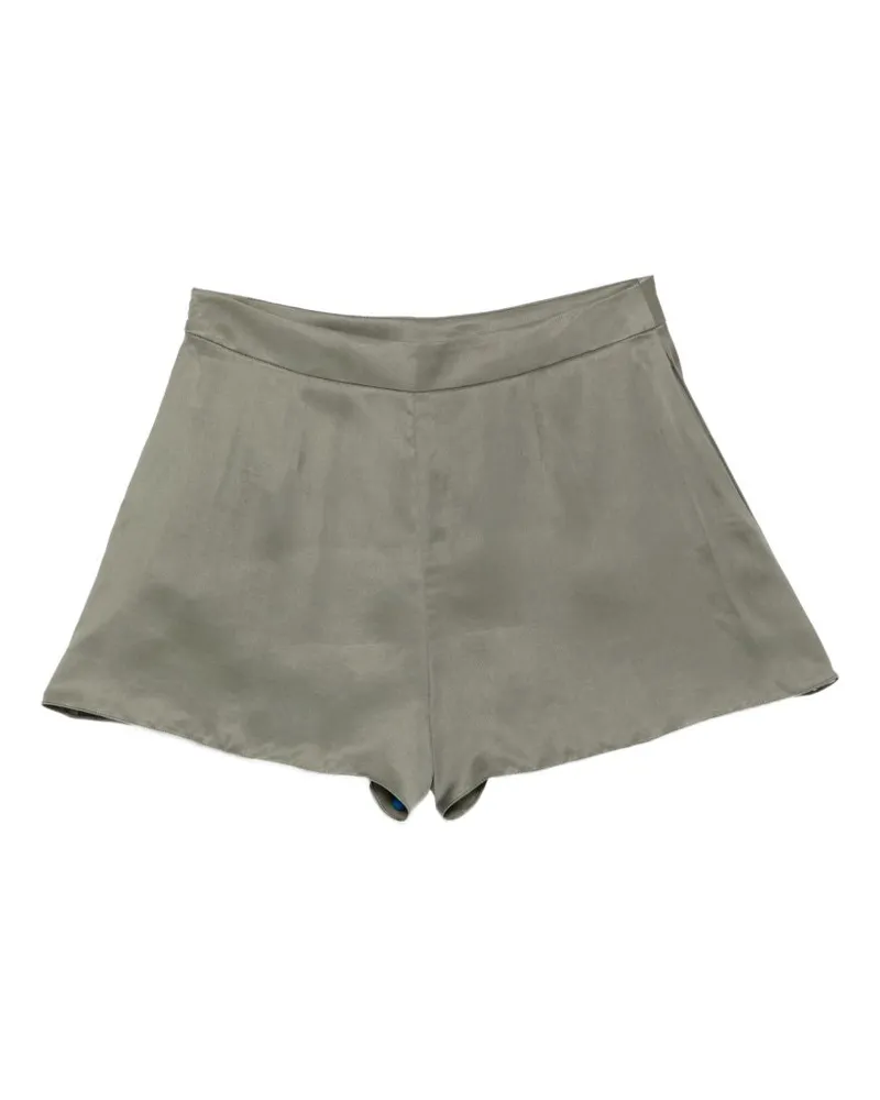Emporio Armani High-Waisted Shorts — Sage Green Sage