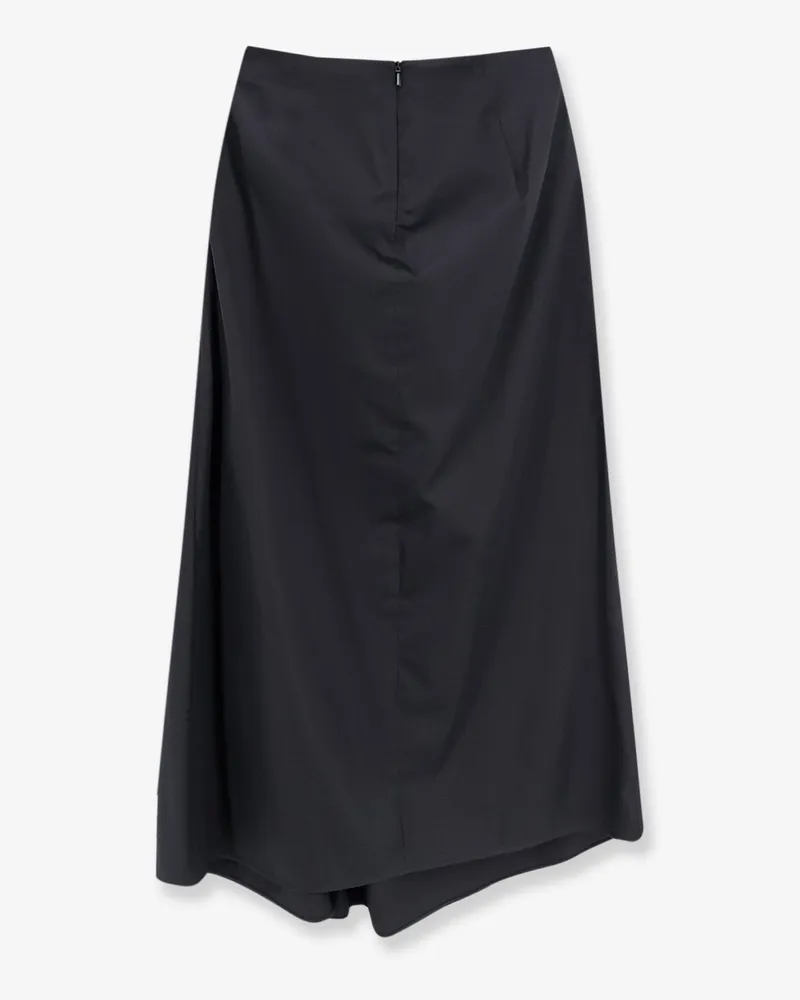 Max Mara Women's Skirt Mxmpaggi Black Cotton Blend Black