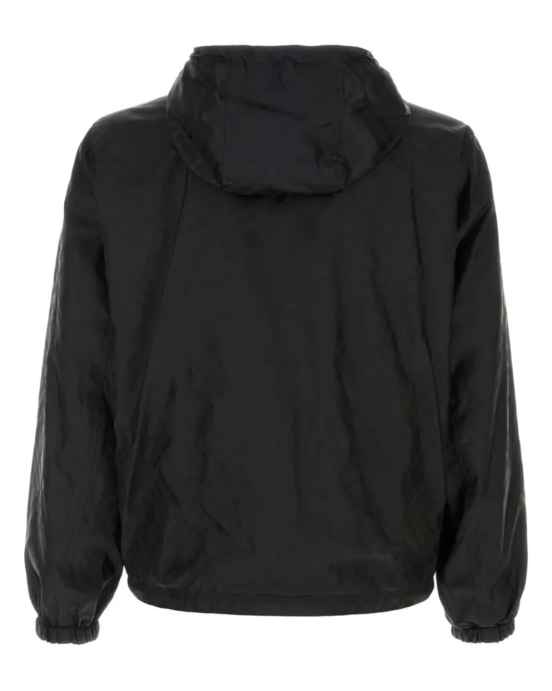 Burberry Printed Nylon Reversible Jacket — Black Black