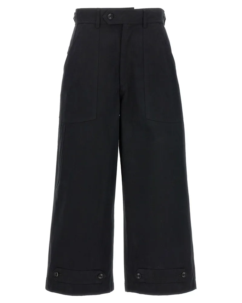 Cellar Door Paola Cargo Pants — Black Black