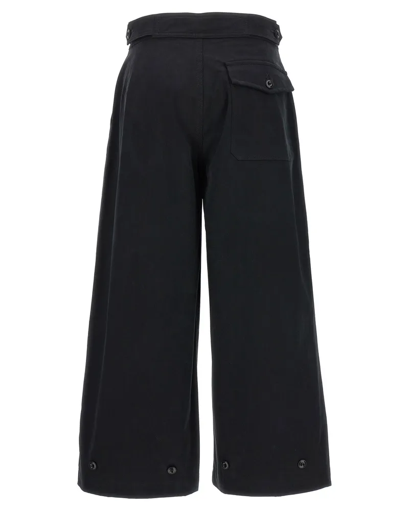 Cellar Door Paola Cargo Pants — Black Black