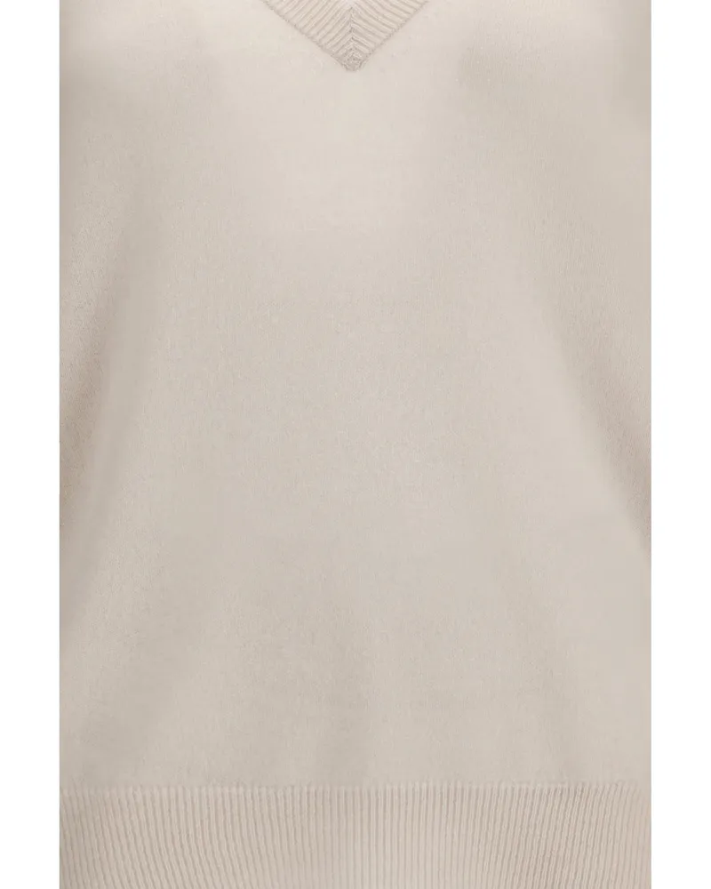 extreme cashmere Women's Cashmere Sweater N°492 Ben Bone Beige