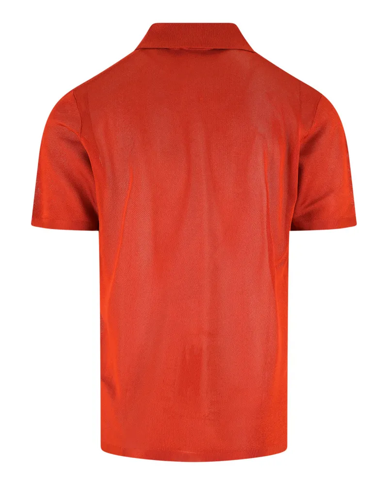 Lacoste Men's T-Shirts And Polos Orange Viscose Orange