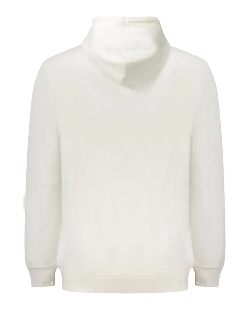 Tommy Hilfiger Logo Embroidered Hoodie — White White
