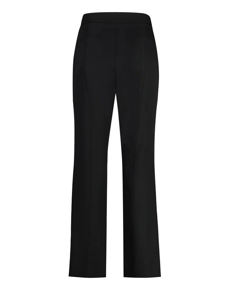 Gucci Women's Wool Flared Trousers Black Black