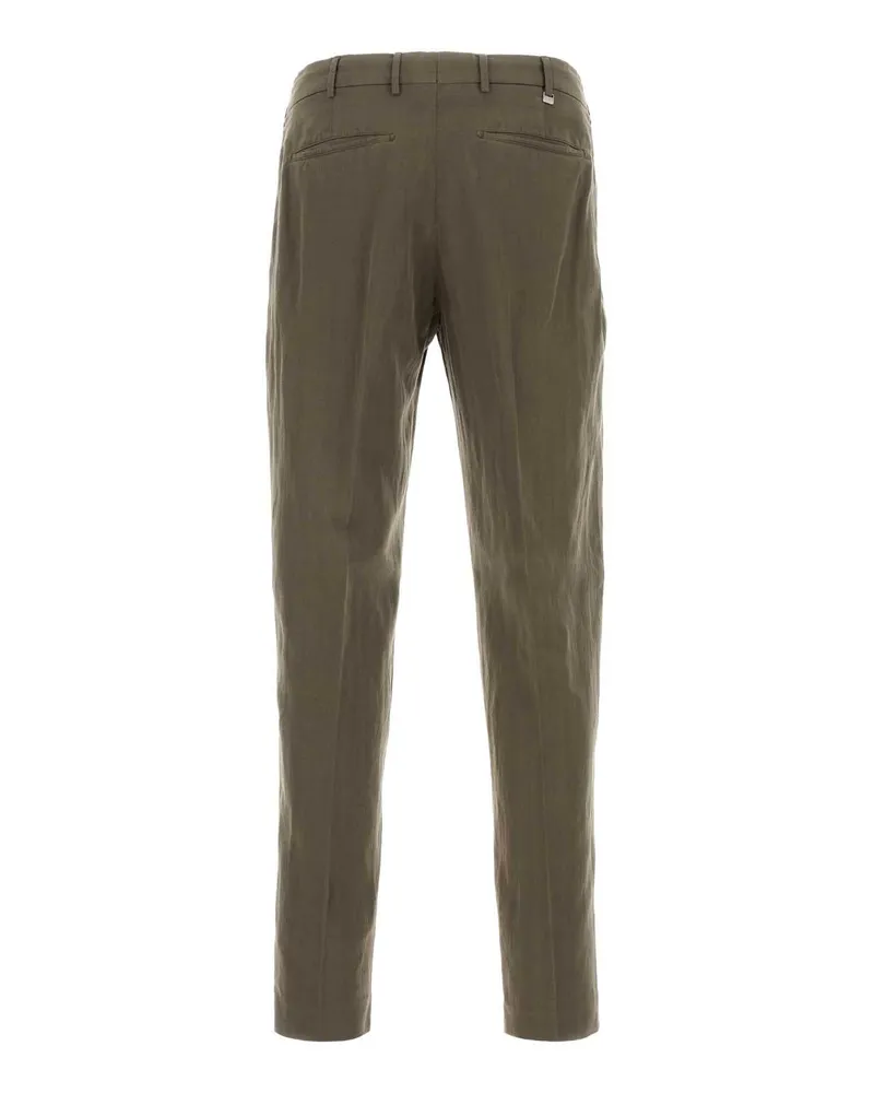PT TORINO Men's Dove Grey Lyocell Blend Pant Y121 Pantaloni Gray