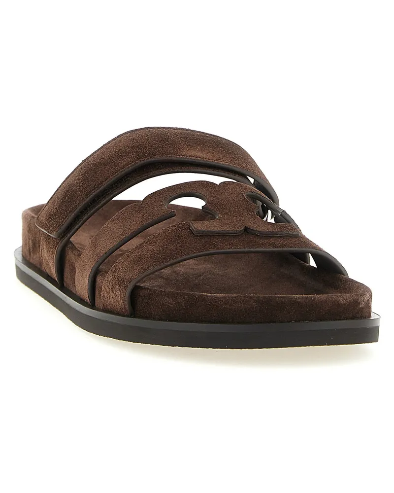 Tory Burch Ines Slide Sandal — Brown Brown