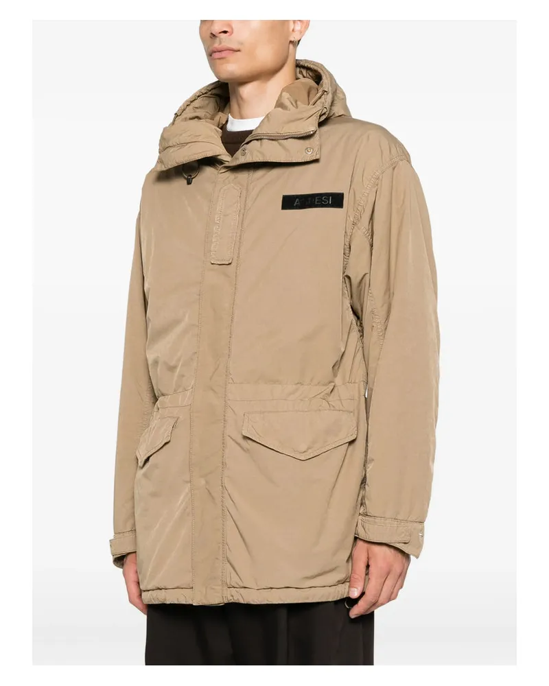 ASPESI Hooded Drawstring Jacket 