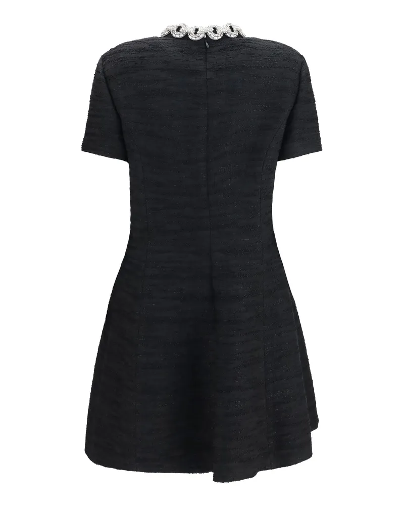 Valentino Garavani Women's Embroidered Mini Dress | Embroideries Nero-Silver Cotton; Viscose; Polyamide Nero/silver Black