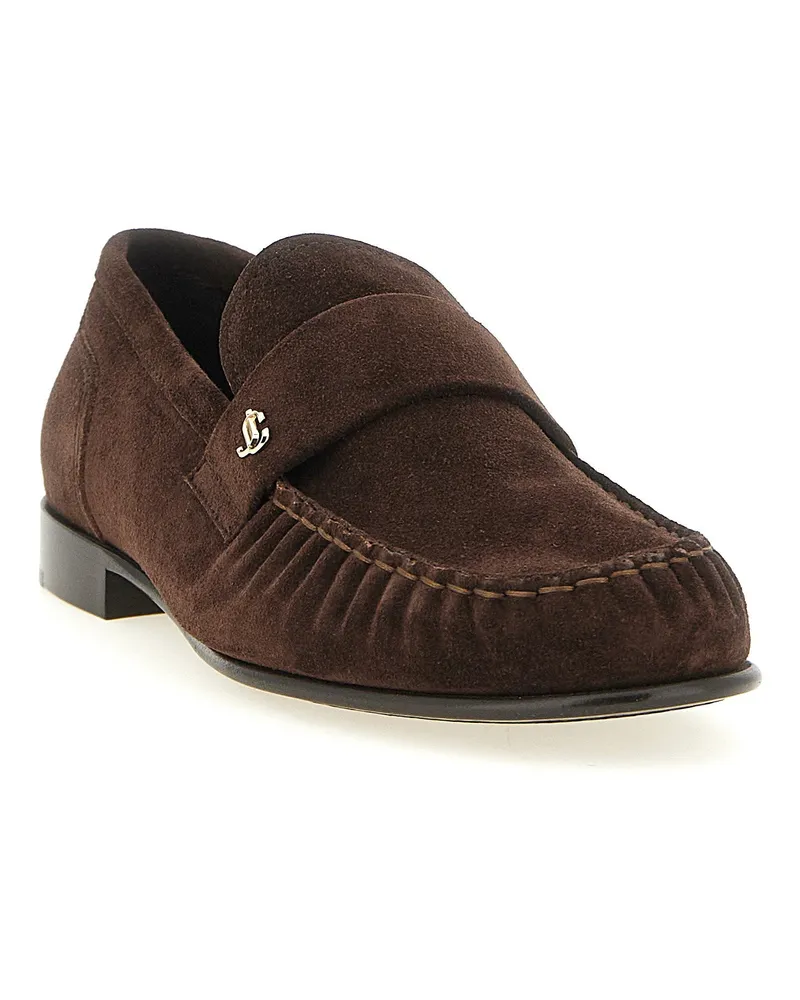 Jimmy Choo Ellis Loafer — Brown Brown