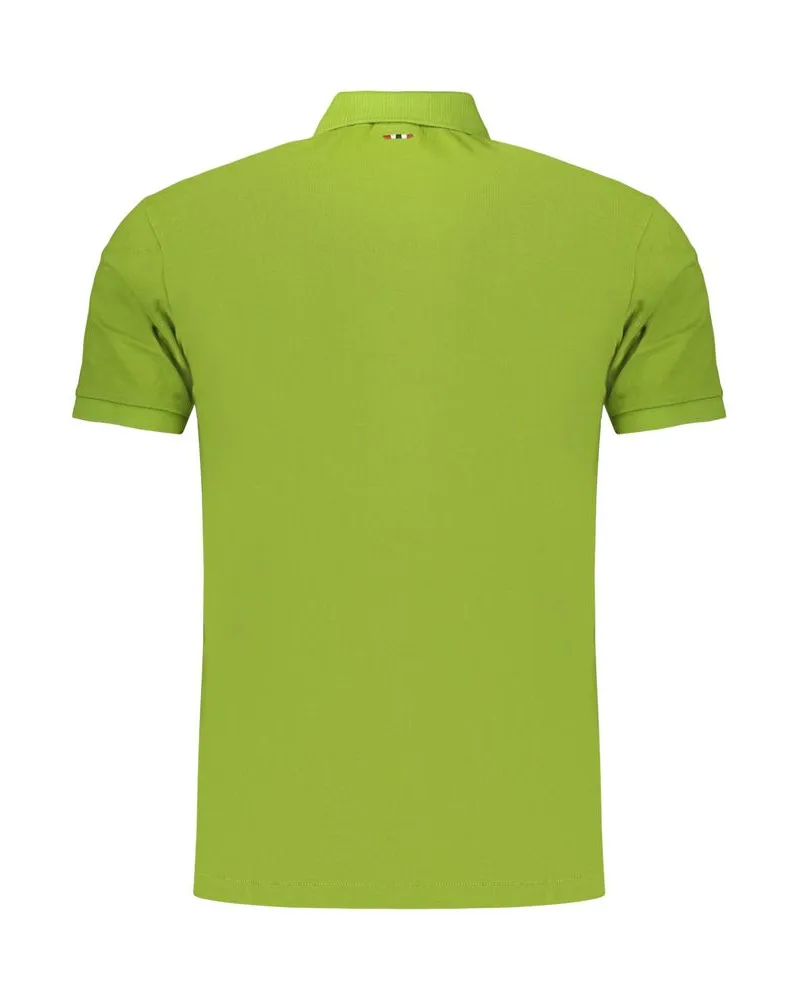 Napapijri Cotton Polo — Green Green