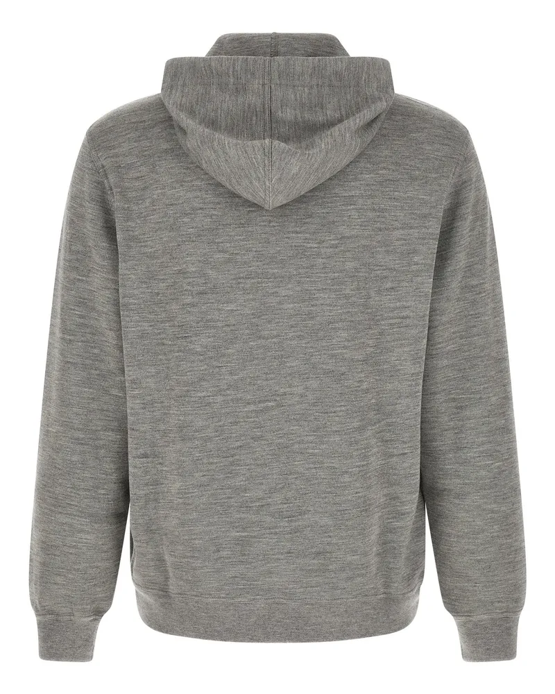 Brunello Cucinelli Cashmere and Silk Hoodie — Gray Gray
