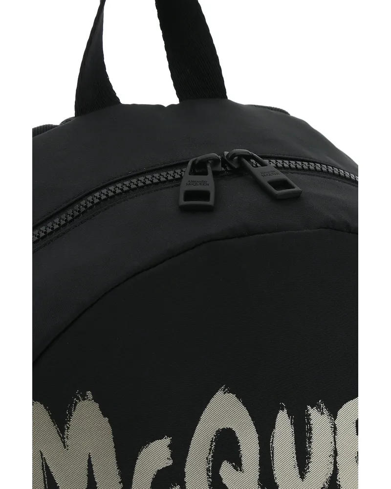 Alexander McQueen 1073 E Poliestere Zaini Bag Black