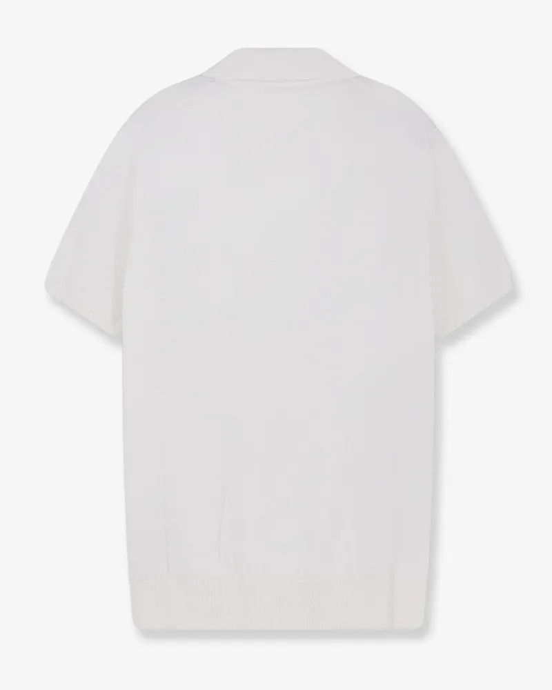 Alpha Studio Men's Polo Shirt Cotton White T-shirts And Polos White