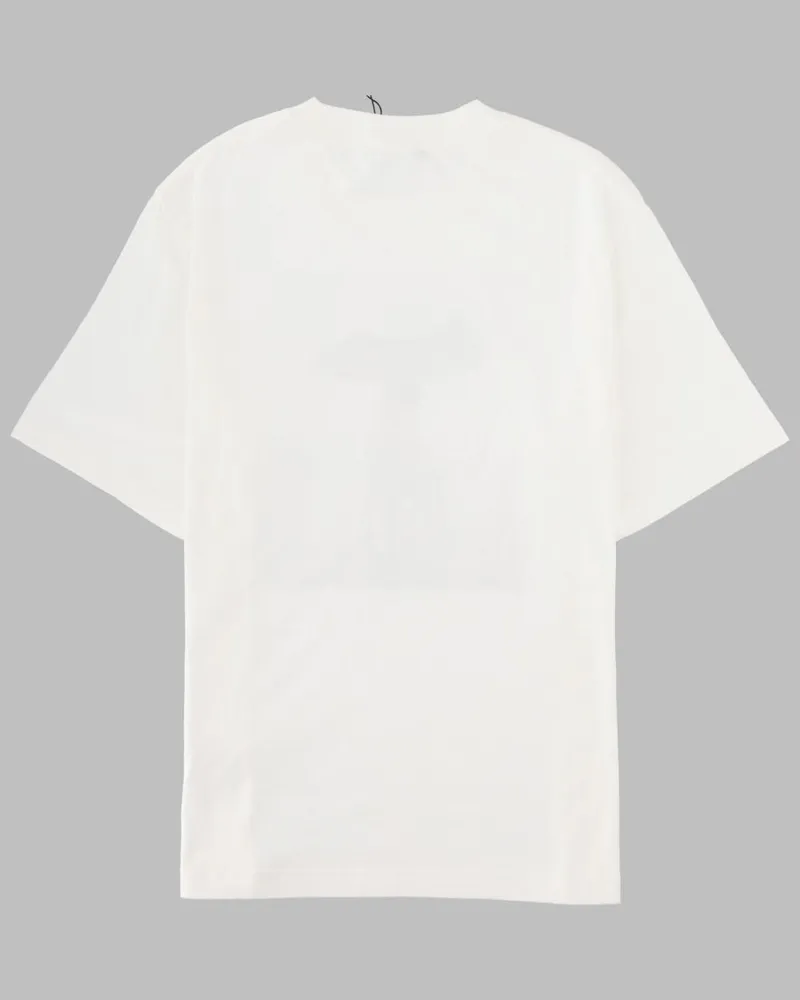 Jacquemus Organic Cotton and Hemp Print T-Shirt — White White