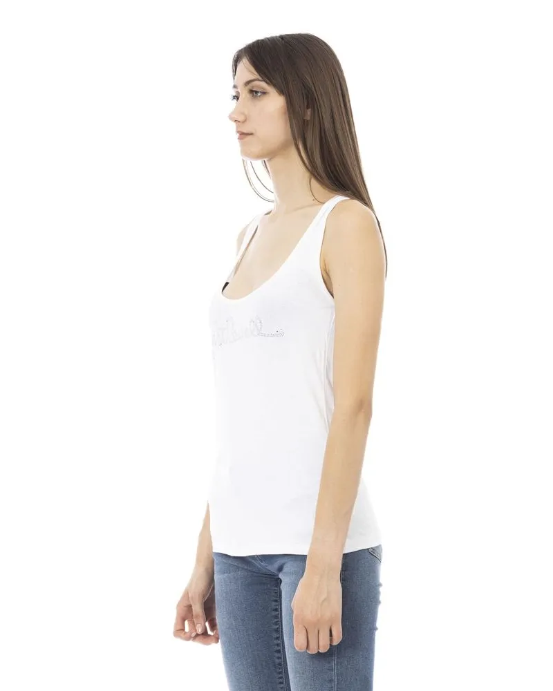Just Cavalli White Viscose Women Top White
