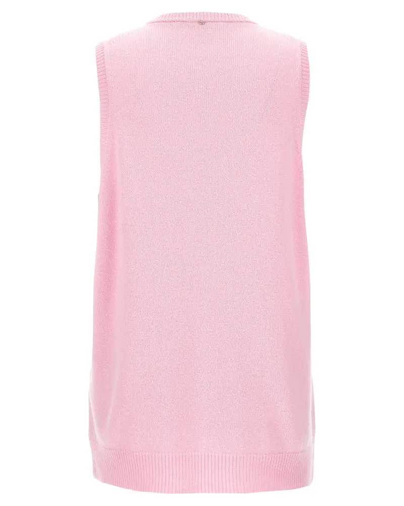 SPORTMAX Women's Multicolor Wool Sleeveless Jacket Clothing Pink