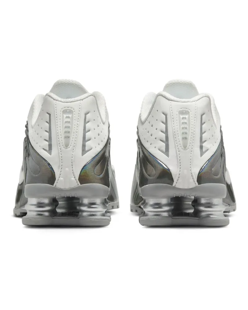 Nike Women's Shox R4 Iridescent Sneakers Multiple Colors Shoes White