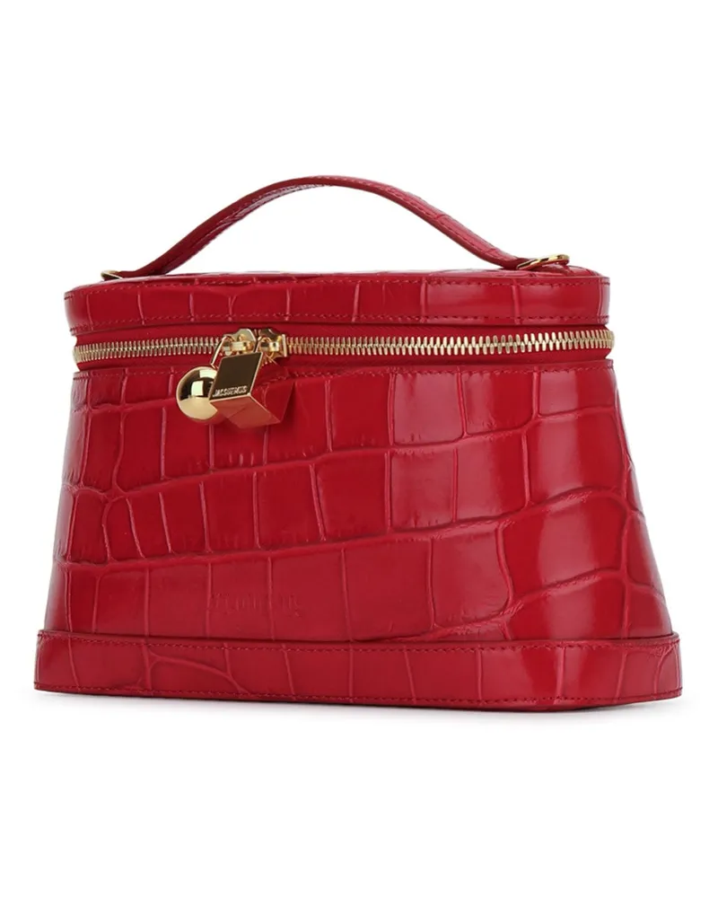 Jacquemus Petit Top Handle Bag — Red Red